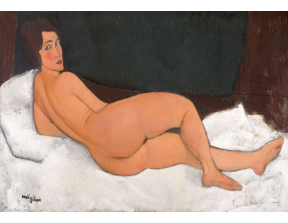 D-6998 Amedeo Modigliani - Ležící ženský akt zezadu