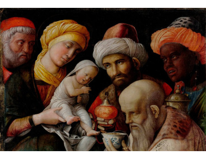 D-7002 Andrea Mantegna - Klanění tří králů