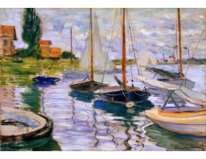 D-7083 Claude Monet - Plachetnice na Seině