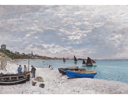 D-7084 Claude Monet - Pláž na Sainte-Adresse