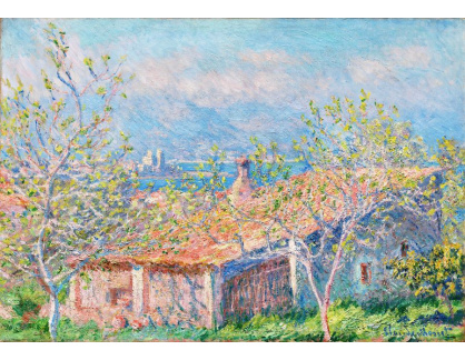 D-7098 Claude Monet - Zahrada u domu v Antibes