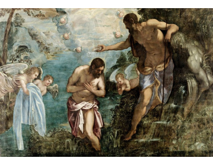 D-7306 Jacopo Tintoretto - Kristův křest