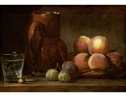 D-7341 Jean Siméon Chardin - Ovoce, džbán a sklenice
