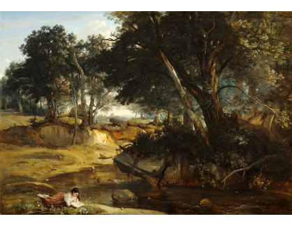 D-7347 Jean-Baptiste-Camille Corot - Les ve Fontainebleau