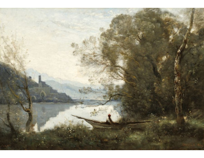 D-7352 Jean-Baptiste-Camille Corot - Zakotvený člun