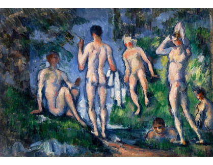 D-7527 Paul Cézanne - Skupina koupajících se