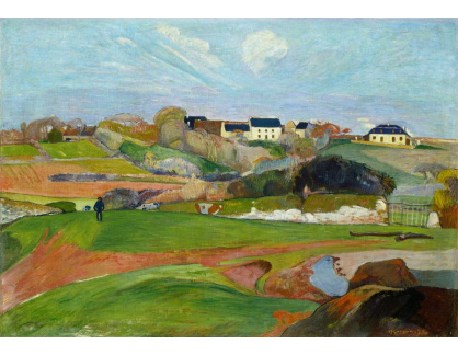 D-7542 Paul Gauguin - Krajina v Le Pouldu