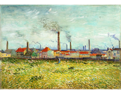 D-7694 Vincent van Gogh - Továrny v Asnieres