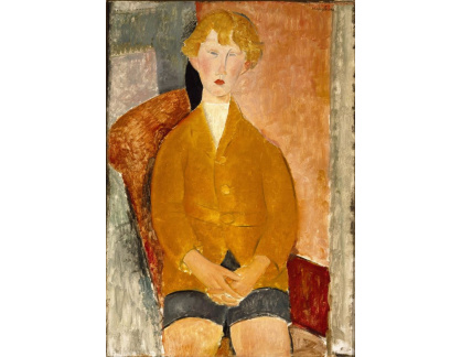 D-7738 Amedeo Modigliani - Chlapec v krátkých kalhotách
