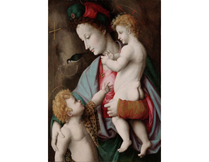D-7845 Francesco Ubertini - Madonna a dítě se svatým Janem Křtitelem