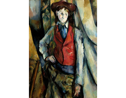 D-7989 Paul Cézanne - Chlapec v červené vestě 