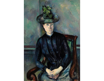 D-7995 Paul Cézanne - Madame Cézanne se zeleným kloboukem