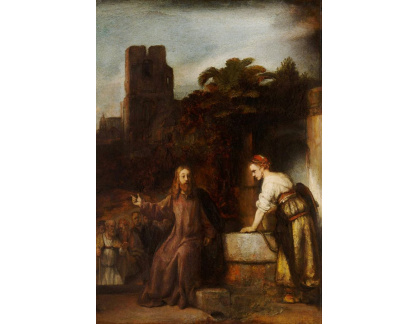 D-8052 Rembrandt - Kristus a žena ze Samarie