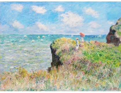 D-8126 Claude Monet - Útes Walk v Pourville