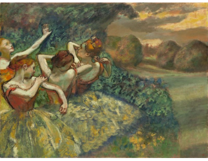 D-8128 Edgar Degas - Čtyři tanečnice