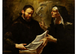 D-8155 Gioacchino Assereto - Svatý Augustin a svatá Monika