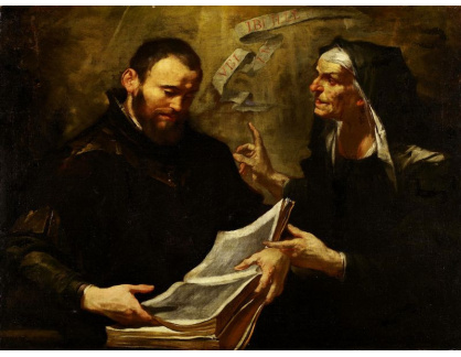 D-8155 Gioacchino Assereto - Svatý Augustin a svatá Monika