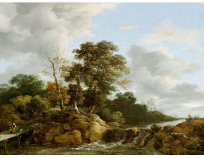 D-8175 Jacob van Ruisdael - Krajina s řekou