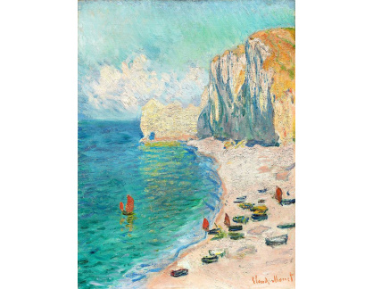 D-8234 Claude Monet - Pláž v Etratu