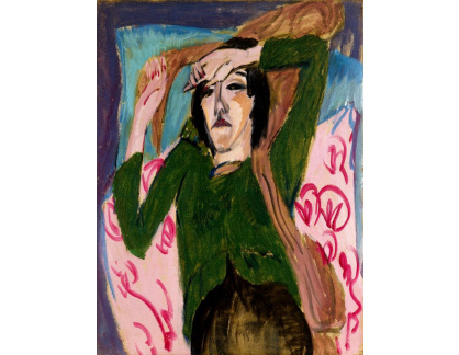 D-8244 Ernst Ludwig Kirchner - Žena v zelené halence