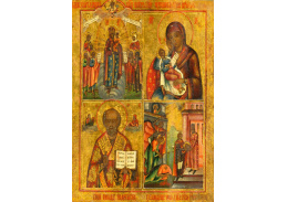 D-8713 Ruský ikonopisec - Ikona se čtyřmi výjevy