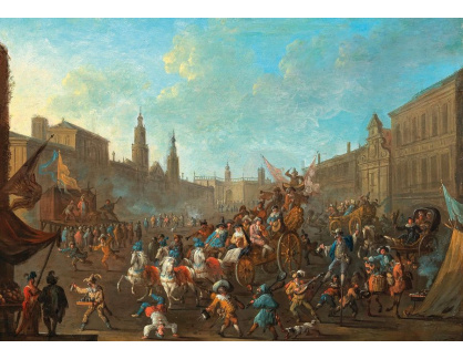 D-8742 Arnold Frans Rubens - Slavnost na náměstí