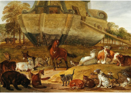 D-8757 Cornelis Saftleven - Zvířata před Noemovou archou