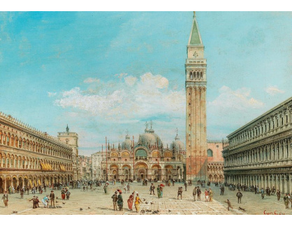 D-8809 Giovanni Grubas - Pohled na náměstí svatého Marka v Benátkách