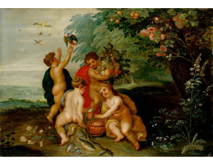 D-8840 Jan Brueghel - Alegorie čtyř prvků