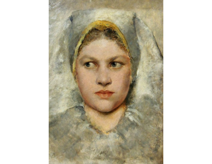 D-9100 Gustav Klimt - Hlava studentky Hannakin