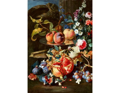 D-9117 Christian Berentz - Zátiší s květinami a ovocem