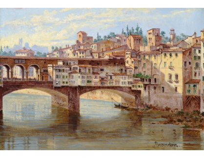 D-9275 Antonietta Brandeis - Ponte Vecchio ve Florencii
