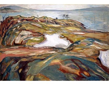 D-9336 Edvard Munch - Pobřežní krajina