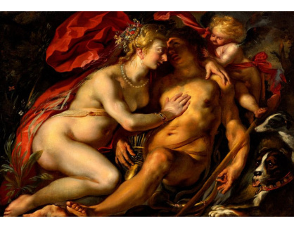 D-9464 Jacob Jordaens - Adonis a Venuše
