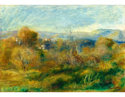 D-9654 Pierre-Auguste Renoir - Krajina s vesnici v údolí