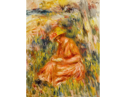 D-9997 Pierre-Auguste Renoir - Žena při čtení v krajině