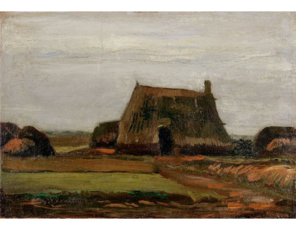 A-7 Vincent van Gogh - Farma s hromadami rašeliny