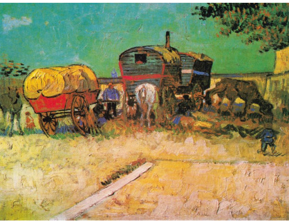 A-26 Vincent van Gogh - Cikánské tábořiště s karavany