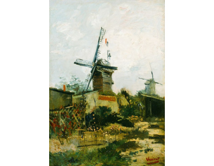 A-53 Vincent van Gogh - Větrné mlýny na Montmartru