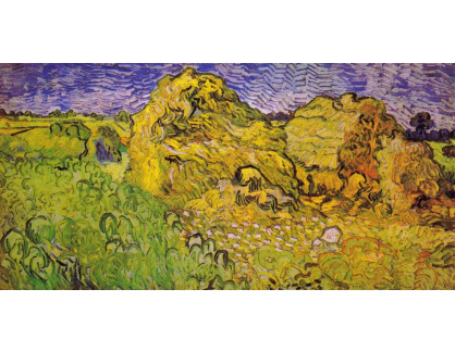 A-61 Vincent van Gogh - Pole se stohy pšenice