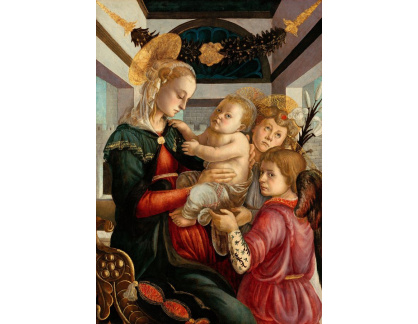 A-84 Sandro Botticelli - Madonna s dítětem a anděly
