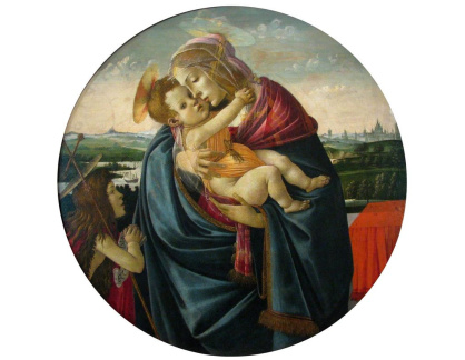 A-92 Sandro Botticelli - Madonna s dítětem a Janem Křtitelem