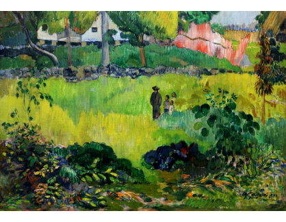 A-103 Paul Gauguin - Krajina s postavami