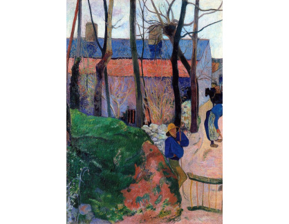 A-139 Paul Gauguin - Domy v Le Pouldu