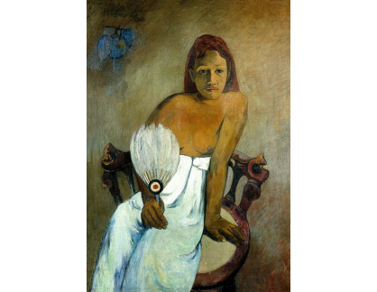 A-144 Paul Gauguin - Mladá dívka s vějířem