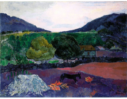 A-128 Paul Gauguin - Krajina se psem