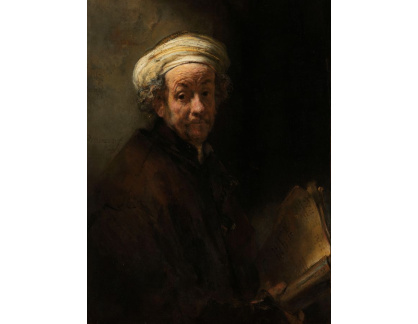 VR4-79 Rembrandt - Autoportrét jako apoštol Pavel