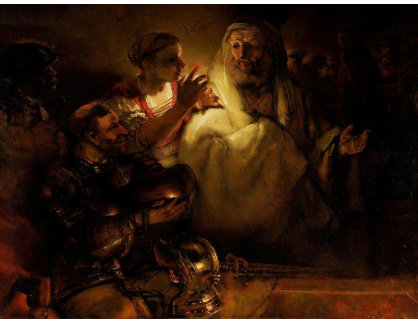 VR4-81 Rembrandt - Popření svatého Petra