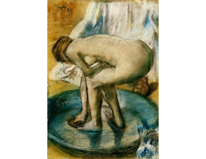 A-177 Edgar Degas - Žena koupající se ve vaně