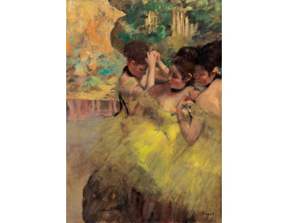 A-181 Edgar Degas - Žluté tanečnice